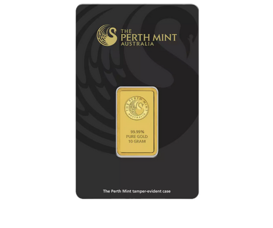 Lingotto oro puro 24k 10 grammi (the perth mint) Australia