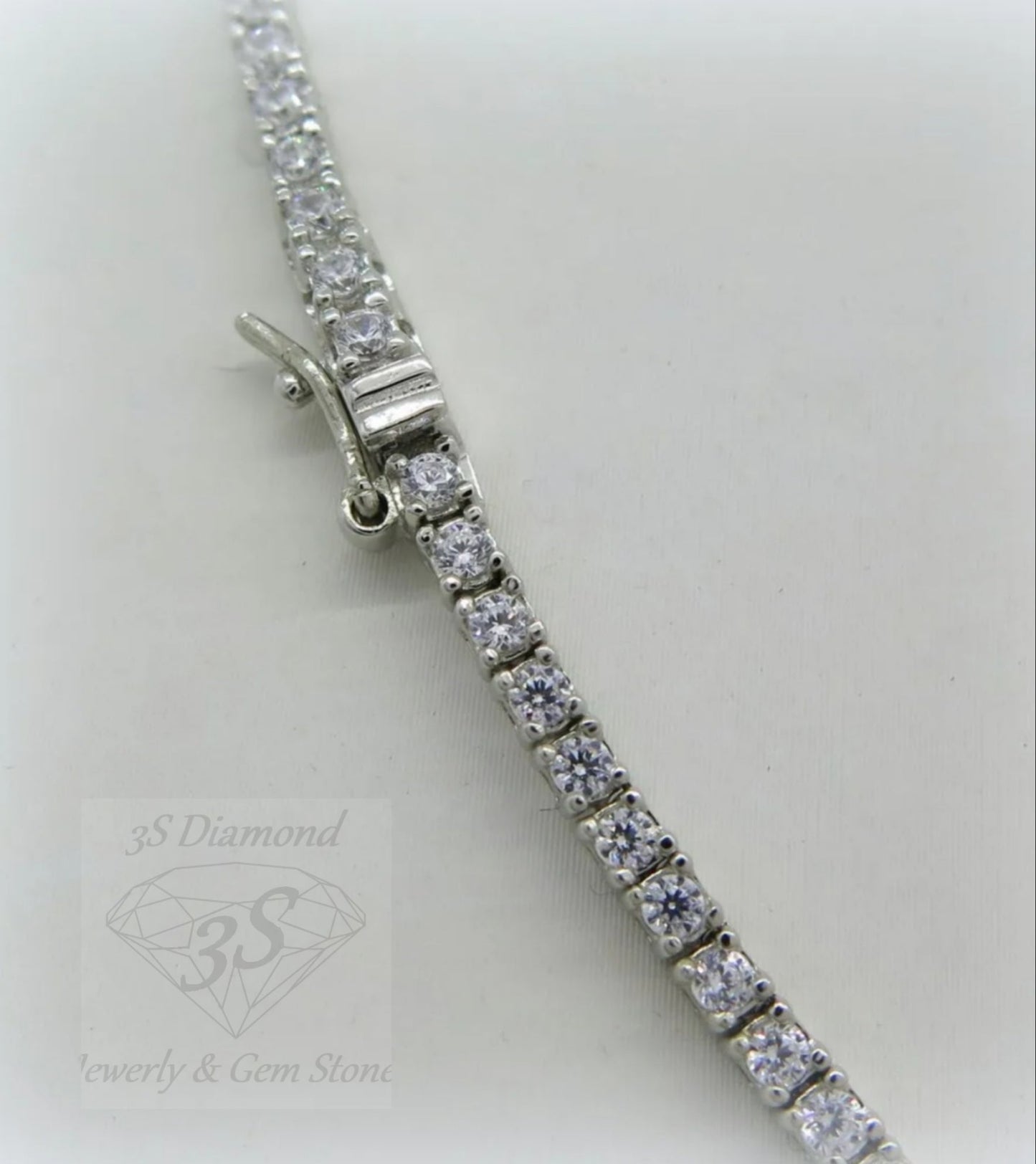 collana tennis oro e diamanti naturali 5,90ct