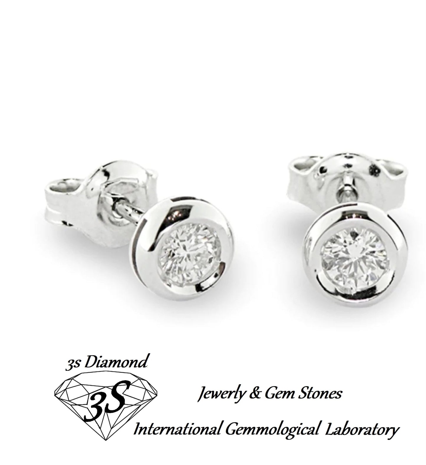 set completo ciondolo e orecchini punto luce a cipollina in oro 18k 750 e 3 diamanti naturali 1,35 ct E F