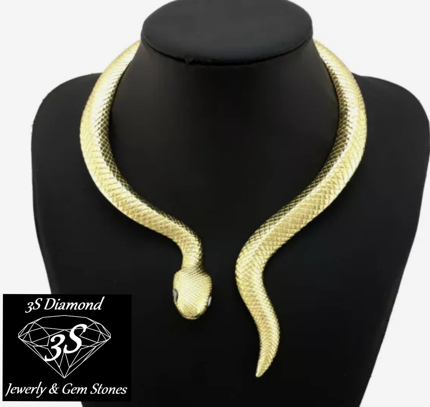 collana serpente 110 grammi oro 18k 750