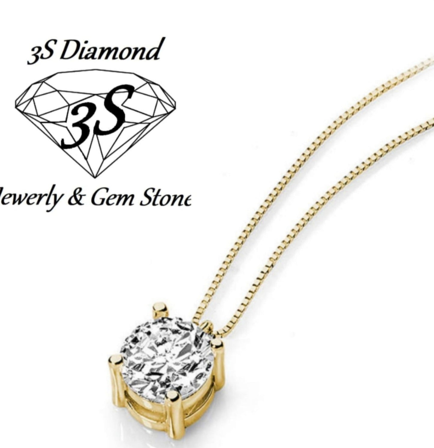 ciondolo punto luce in oro bianco 18k con diamanti naturale 0,10 ct