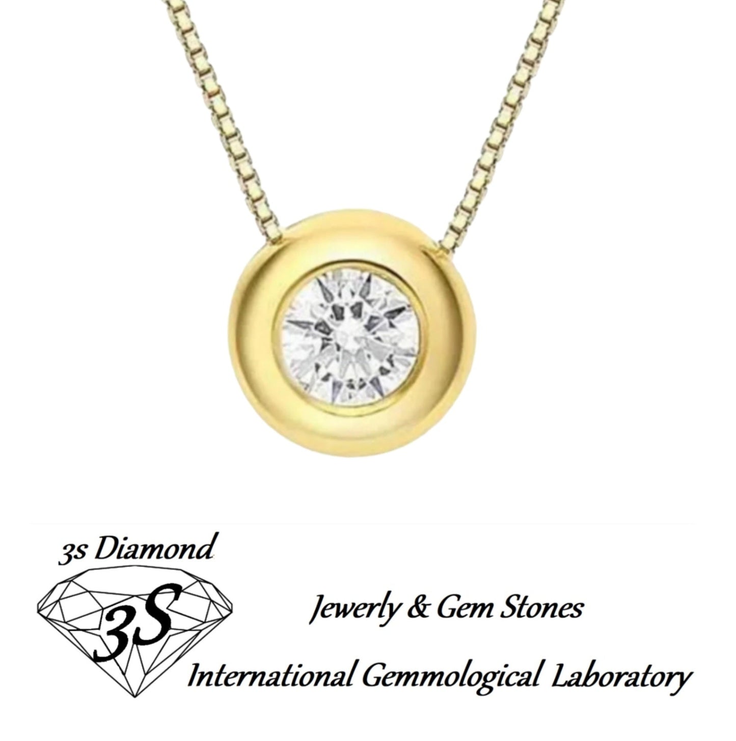 ciondolo punto luce a cipollina in oro bianco 18k e diamanti naturale 0,10 ct
