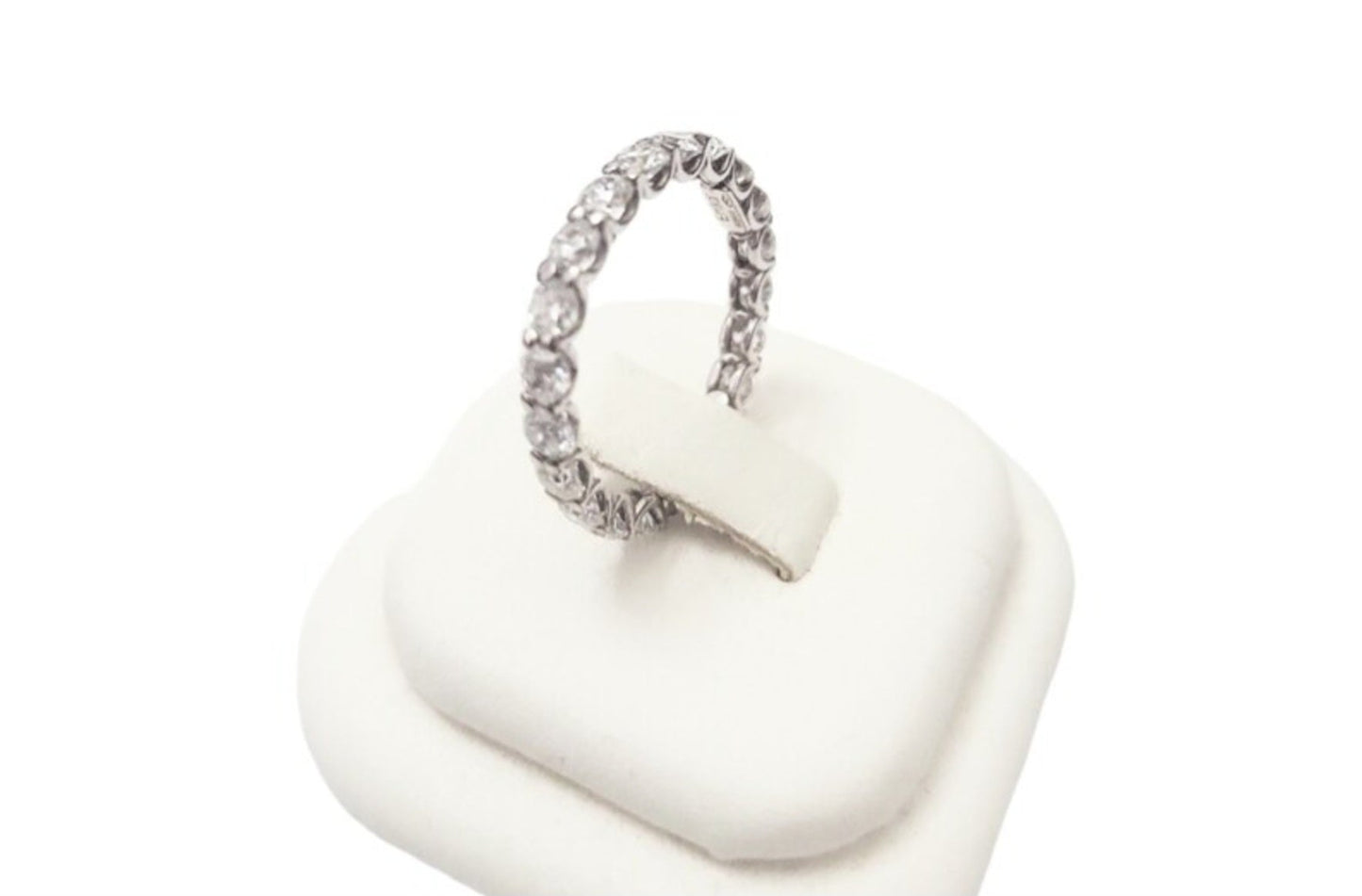 anello veretta certificato HRD con diamanti naturali 2,20 ct