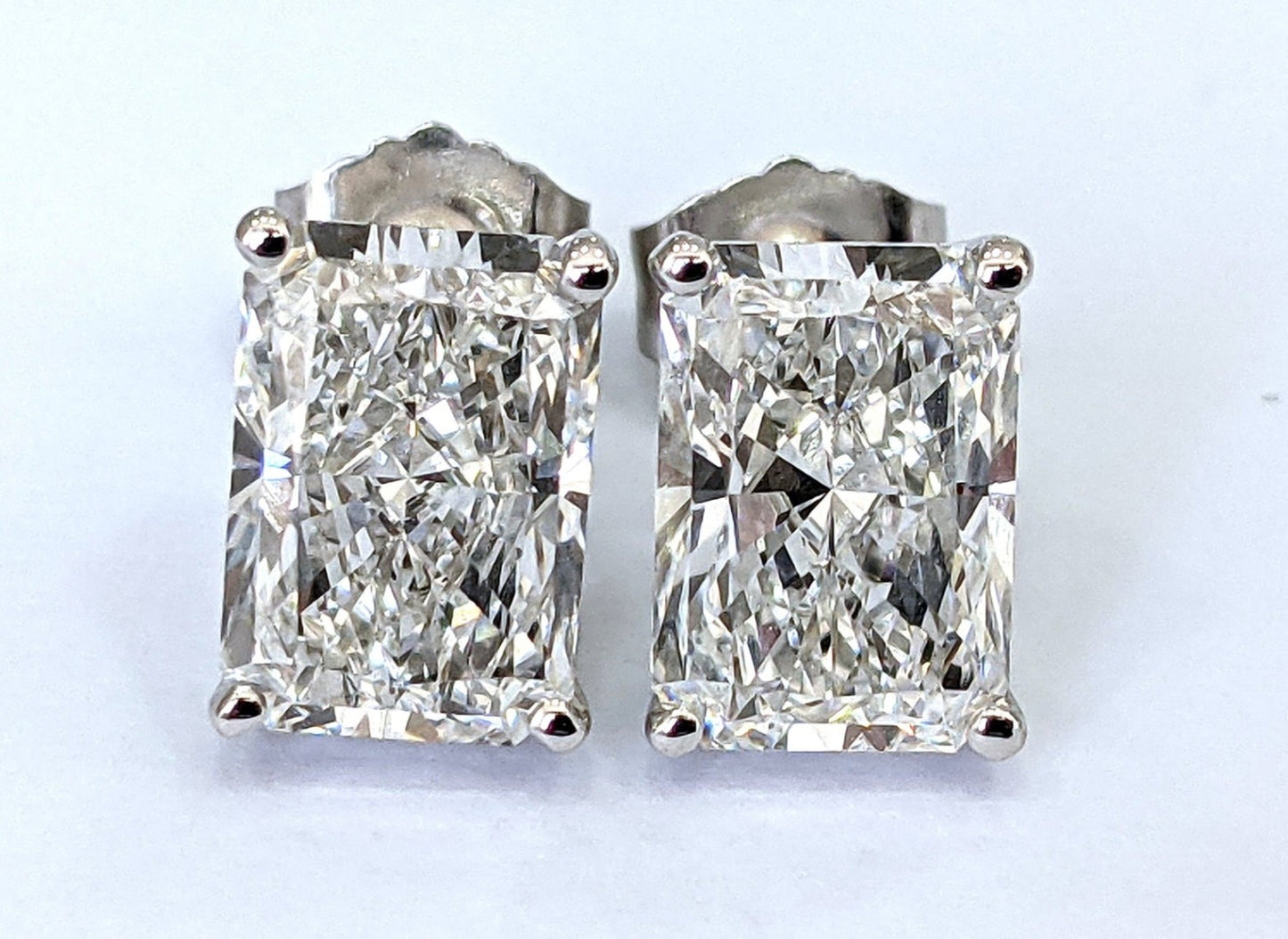 Orecchini a lobo - 18 carati Oro bianco - 1.00ct. Diamante (Naturale) -