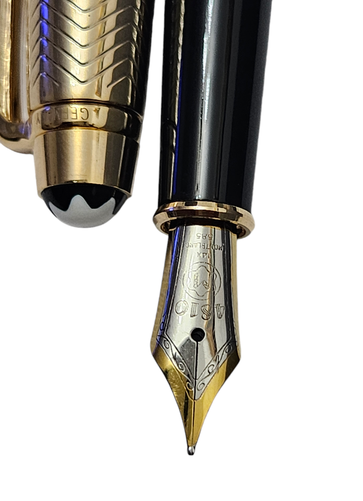 PENNA STILOGRAFICA MONTBLANC PLACCATO ORO MEISTERSTÜCK