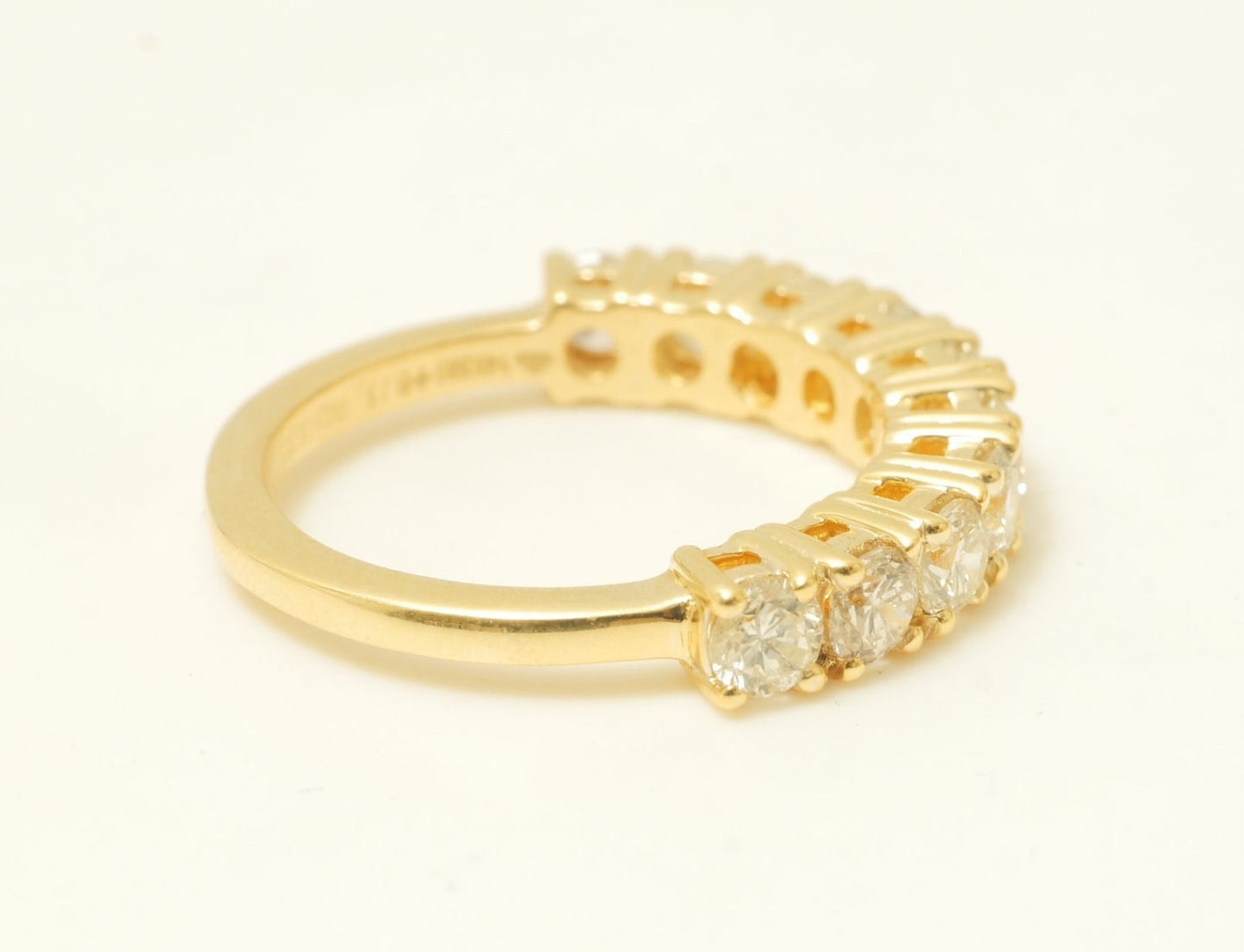 Anello riviera - 18k bianco - 1.72ct. tw. Diamante (Naturale) - Fede nuziale