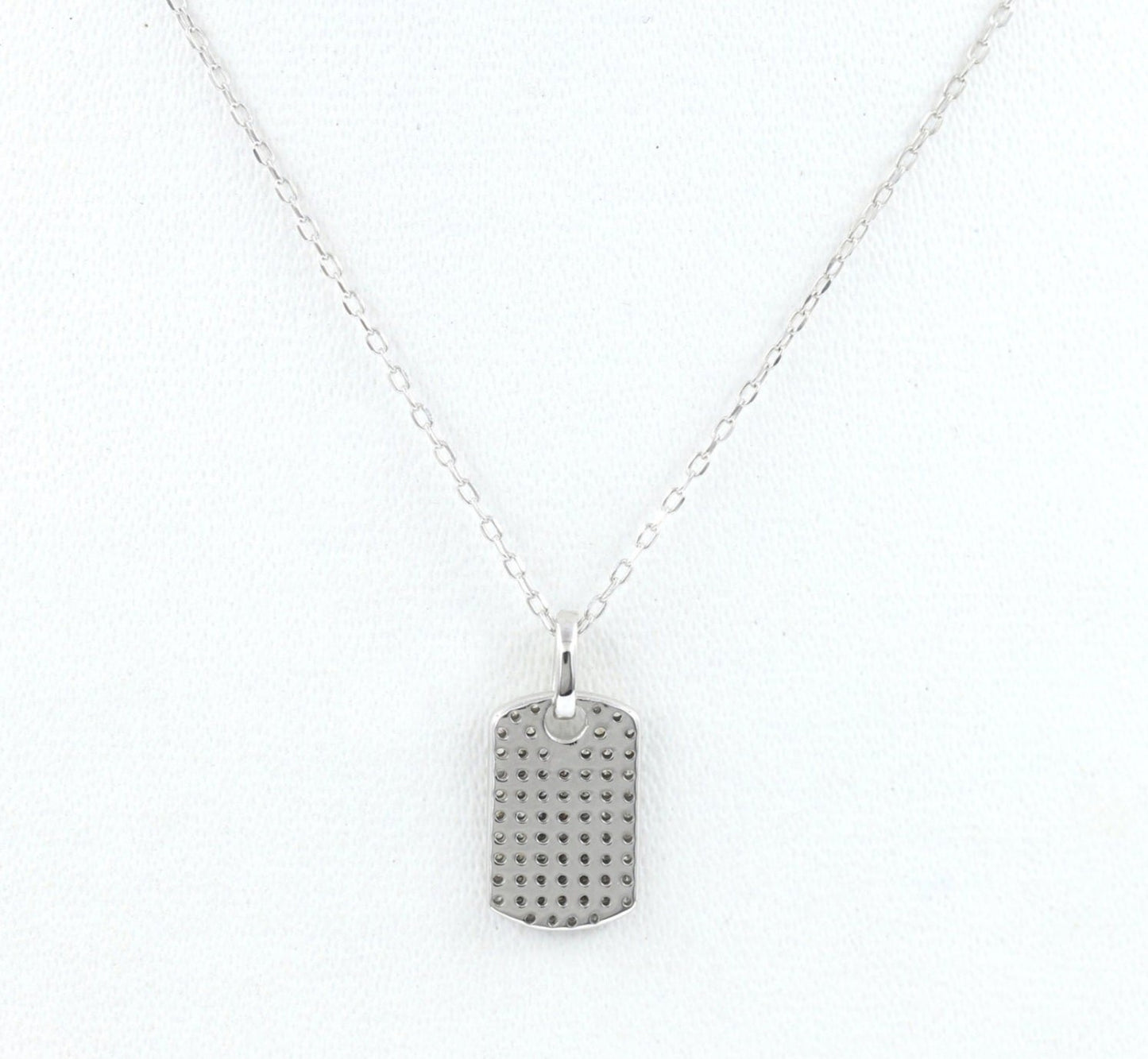 Collana con ciondolo in oro 18kt con diamanti naturali 0.33ct