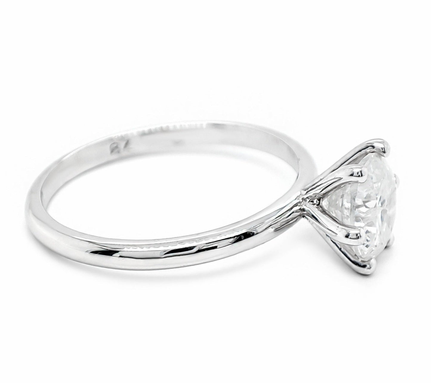 Anello - 18k giallo - 1.34ct. tw. Diamante ( Naturale)- Certificato IGI