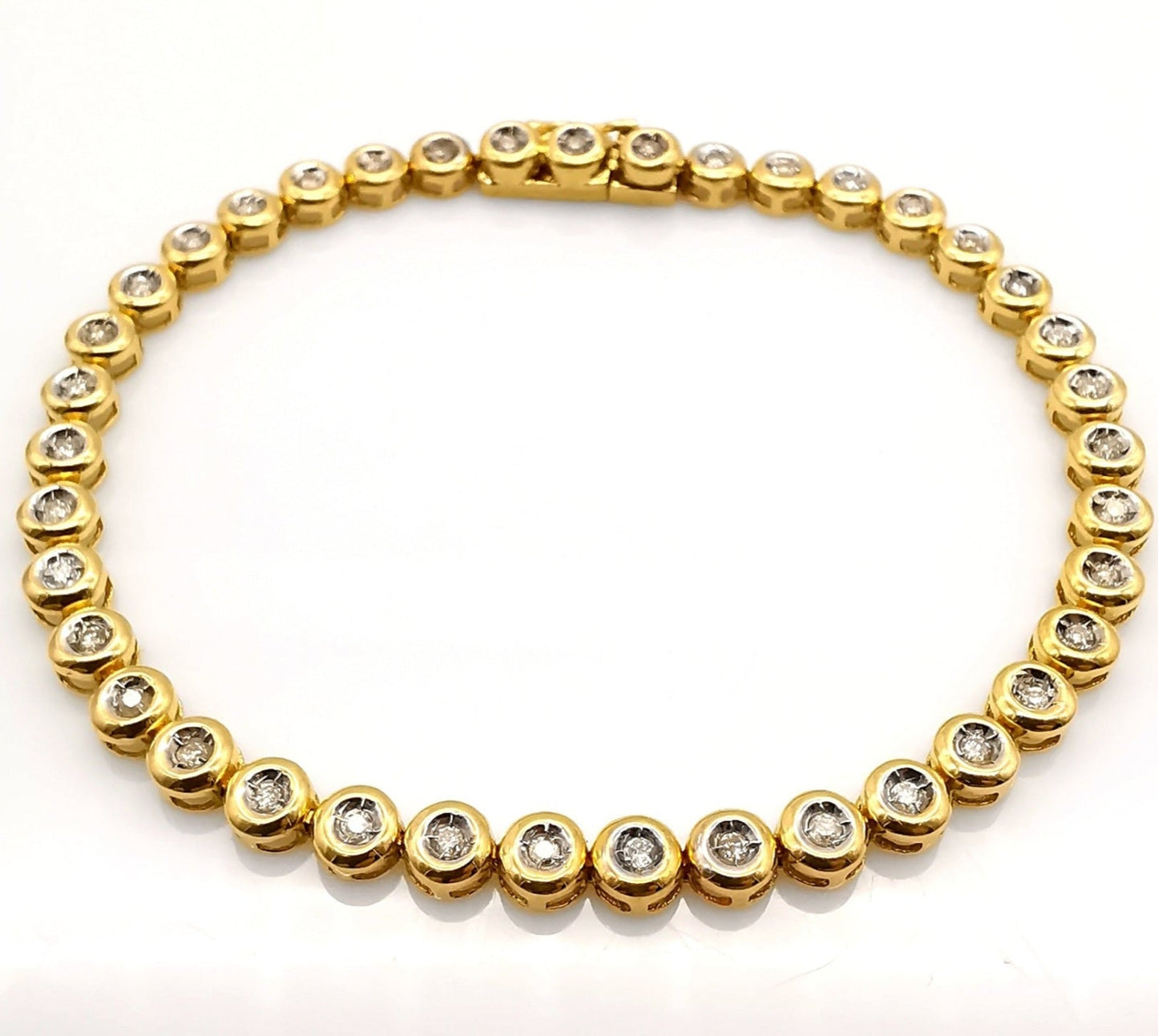 Bracciale - 18 carati Oro giallo - 1.17ct. tw. Diamante (Naturale)