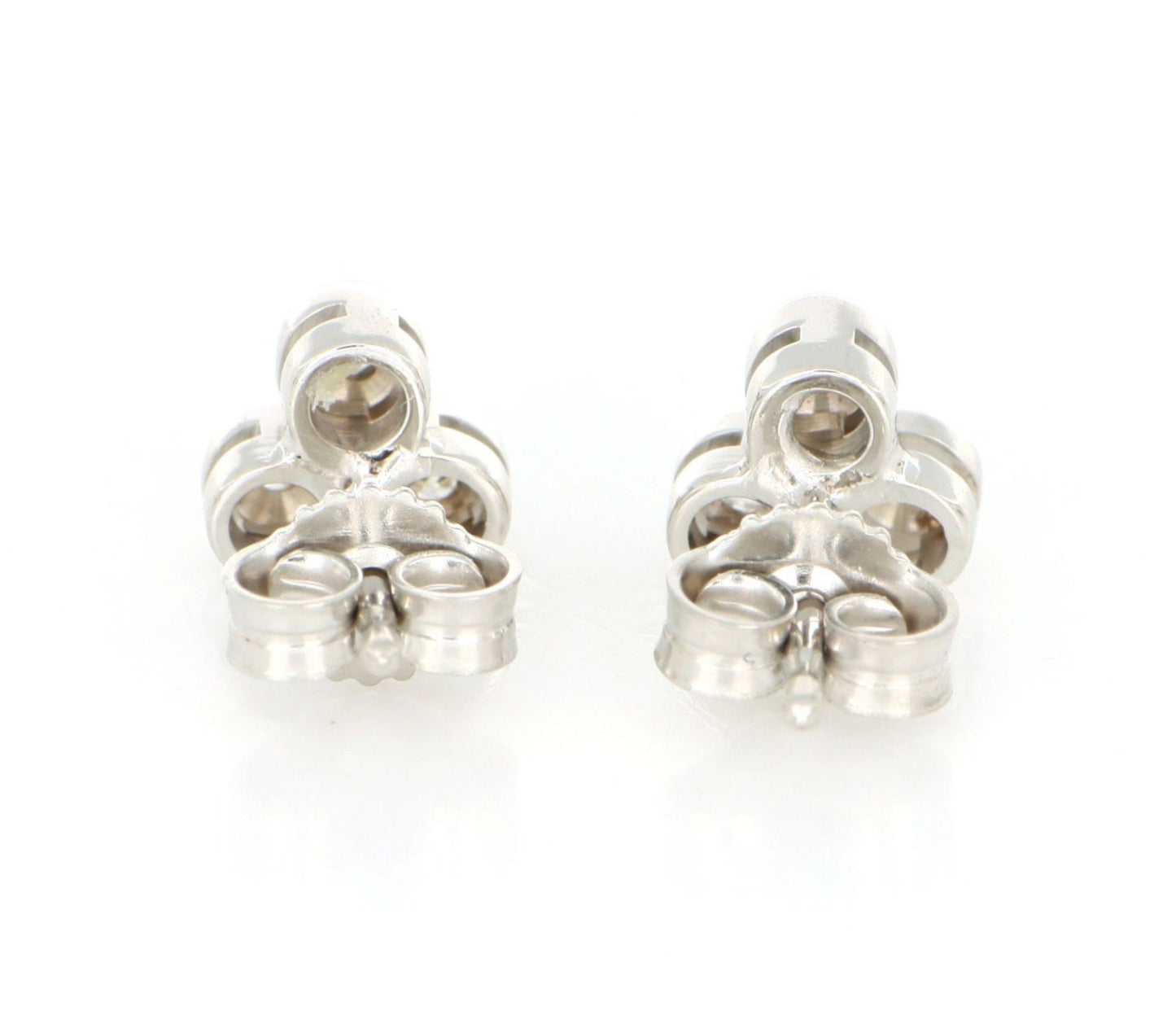 Orecchini - 18 carati Oro bianco 0.90ct Diamante (Naturale) - Diamante