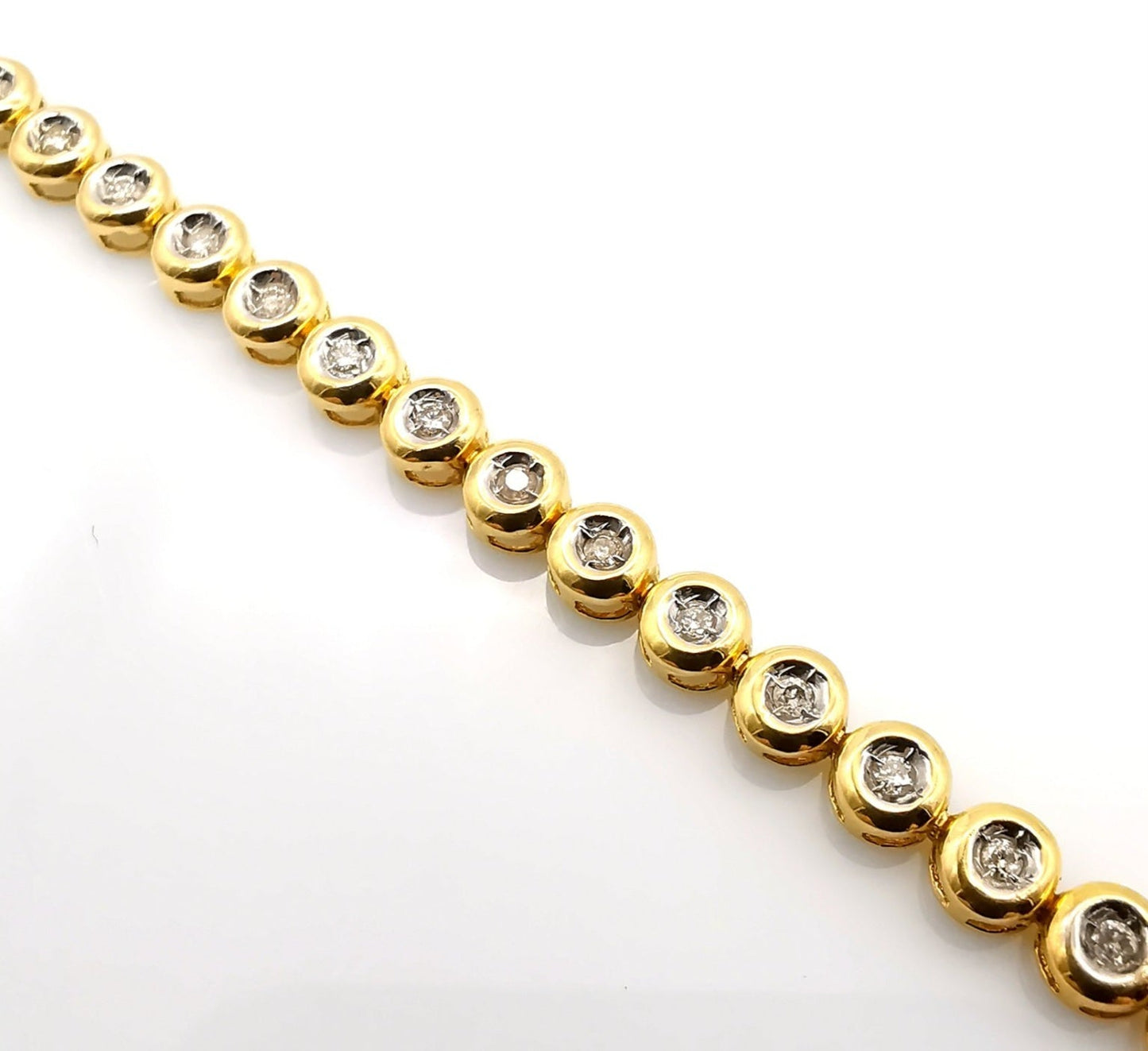 Bracciale - 18 carati Oro giallo - 1.17ct. tw. Diamante (Naturale)