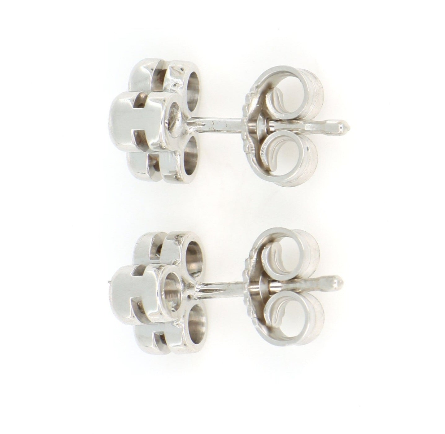 Orecchini - 18 carati Oro bianco 0.90ct Diamante (Naturale) - Diamante