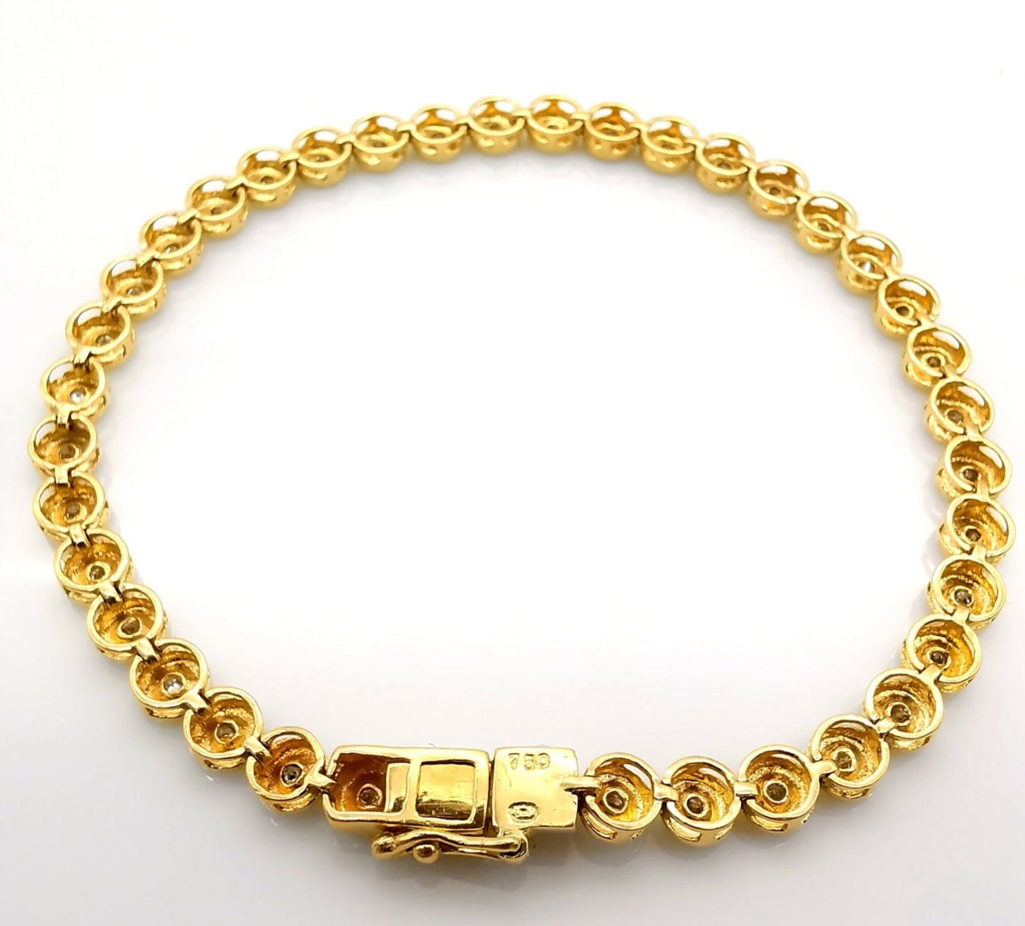 Bracciale - 18 carati Oro giallo - 1.17ct. tw. Diamante (Naturale)