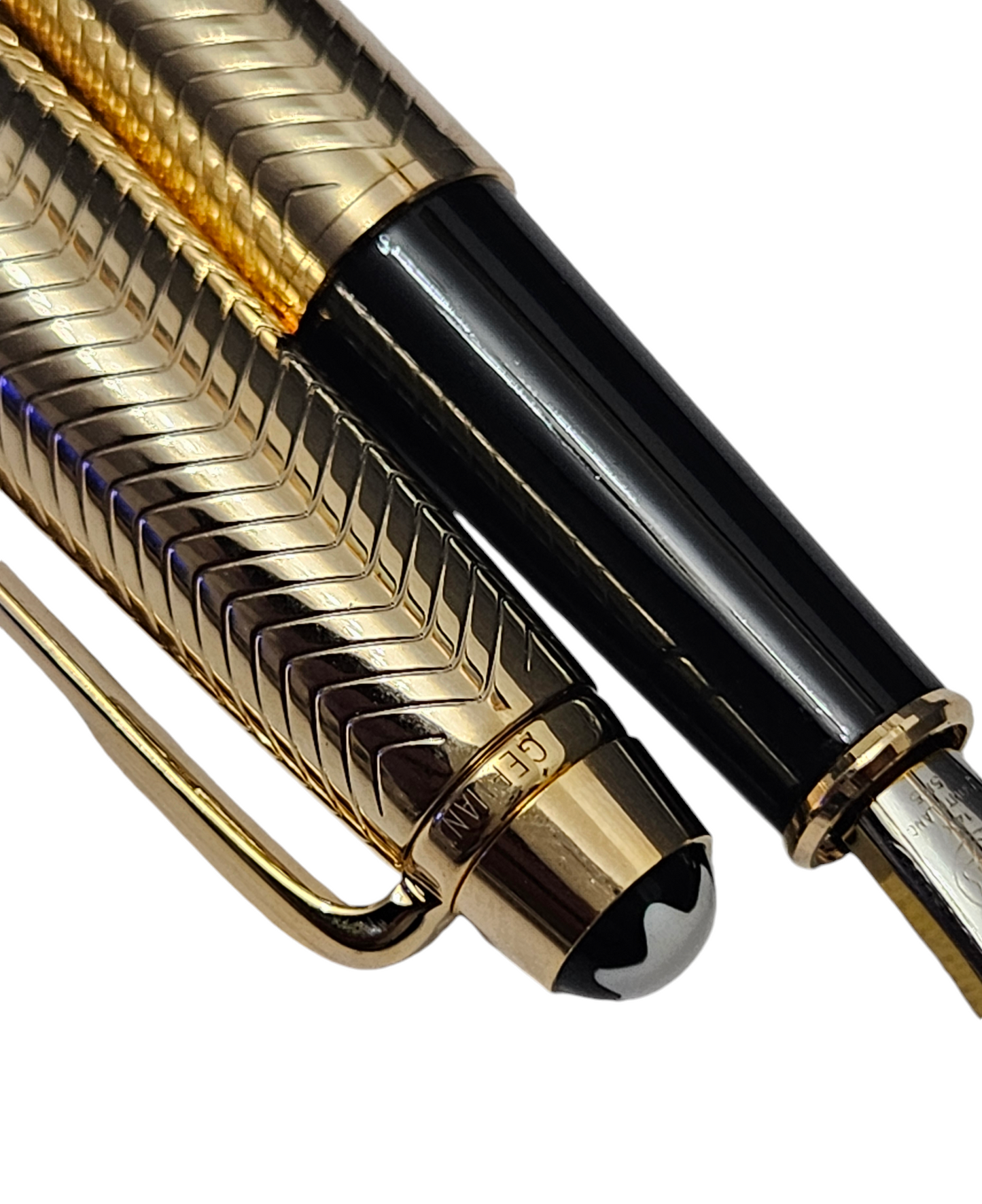PENNA STILOGRAFICA MONTBLANC PLACCATO ORO MEISTERSTÜCK