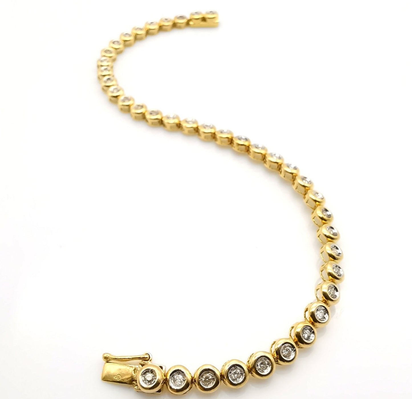 Bracciale - 18 carati Oro giallo - 1.17ct. tw. Diamante (Naturale)