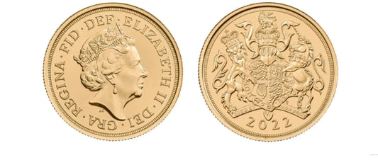 Sterlina oro 2022 Elisabetta II Giubileo Commemorativa