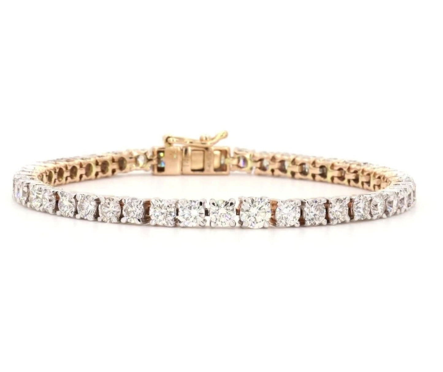 Bracciale - 18 carati Oro giallo - 6.92ct. tw. Diamante (Naturale)