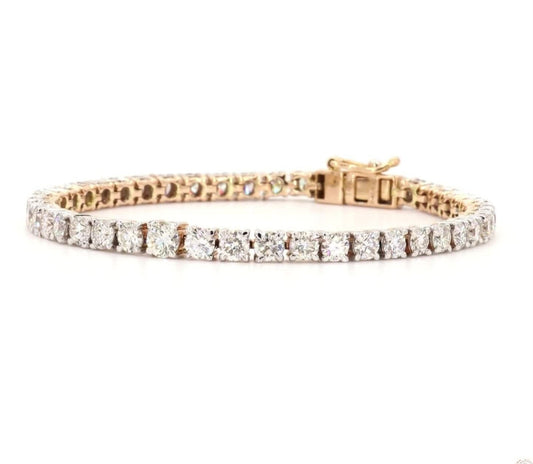 Bracciale - 18 carati Oro giallo - 6.92ct. tw. Diamante (Naturale)