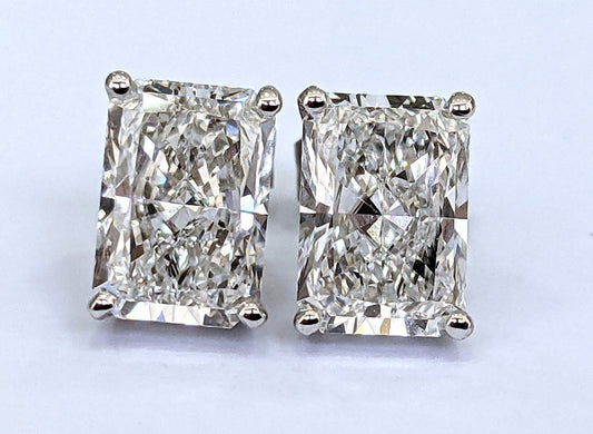 Orecchini a lobo - 18 carati Oro bianco - 1.00ct. Diamante (Naturale) -