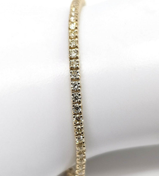 Bracciale - 18 carati Oro giallo - 1.80ct. tw. Diamante (Naturale) - Diamante